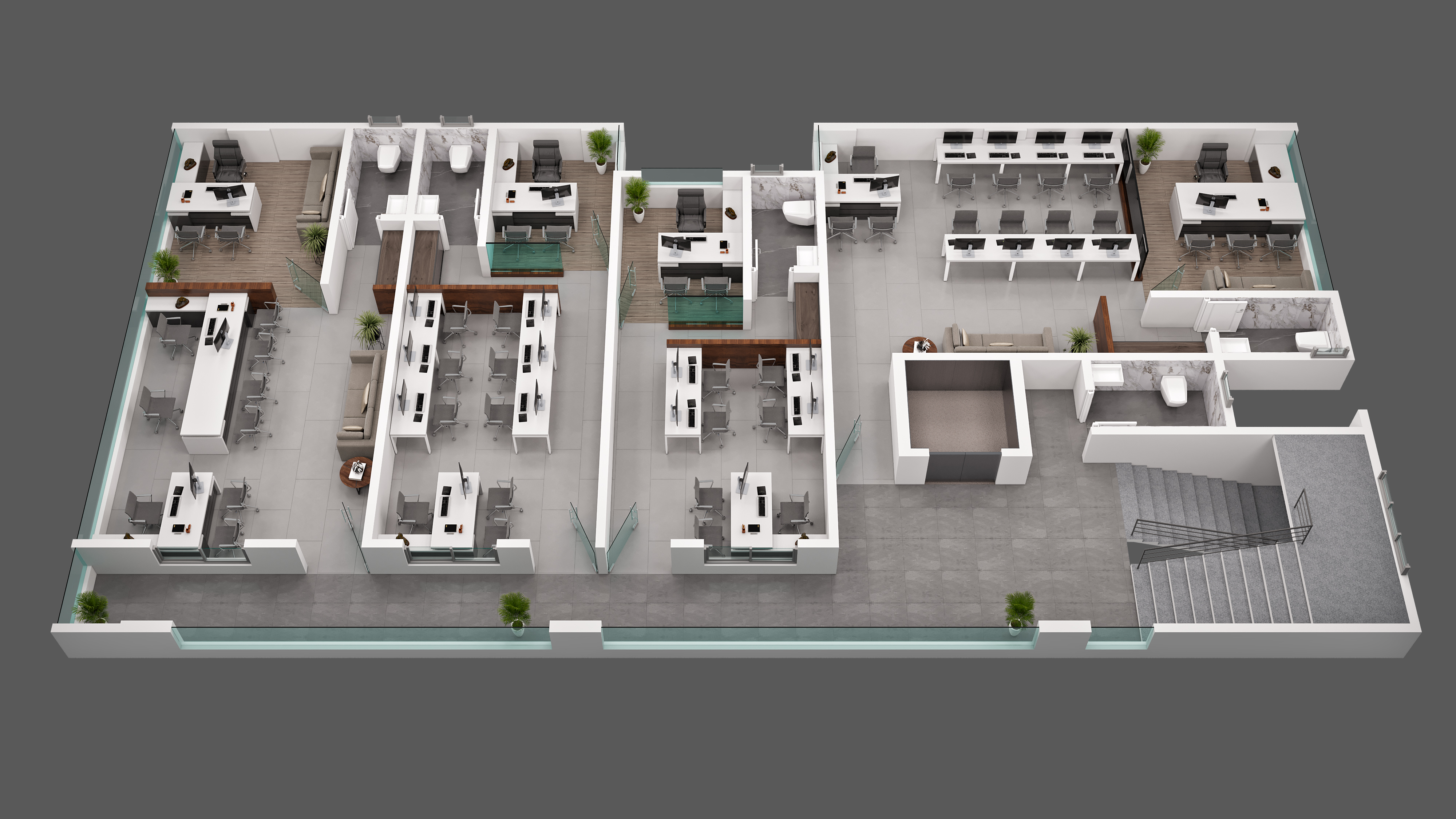 Office floor layout
